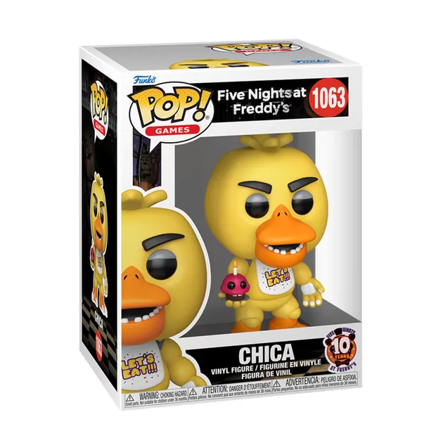Ігрова фігурка Funko POP! серії 5 ночей у Фредді - Чіка з Містером Кексом