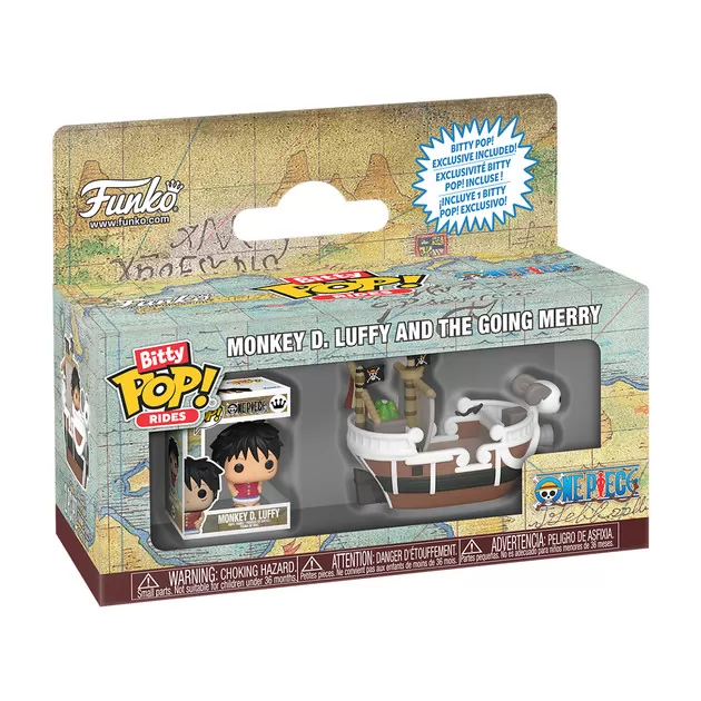 Набор фигурок Bitty POP! Rides серии Большой куш - Луффи и Гоинг Мерри