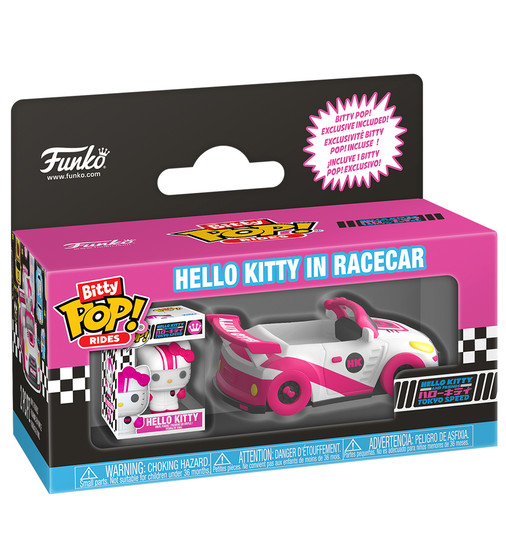 Набор фигурок Bitty POP! Rides серии Sanrio - Хеллоу Китти и гоночный автомобиль - 90111_1.jpg - № 1