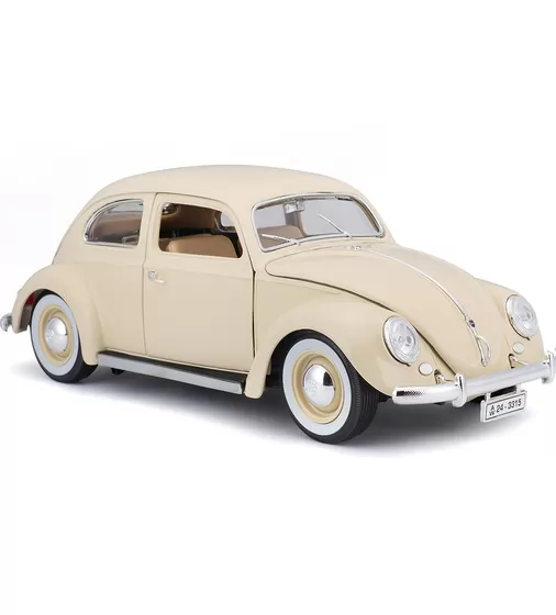 Автомодель - Volkswagen K&auml;fer Beetle (1955) (бежевий, 1:18) - 18-12029-CM_6.jpg - № 6
