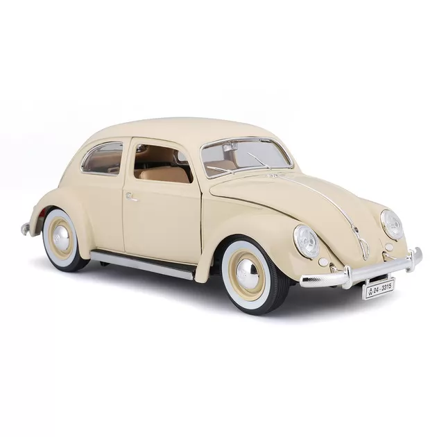 Автомодель - Volkswagen K&auml;fer Beetle (1955) (бежевий, 1:18)