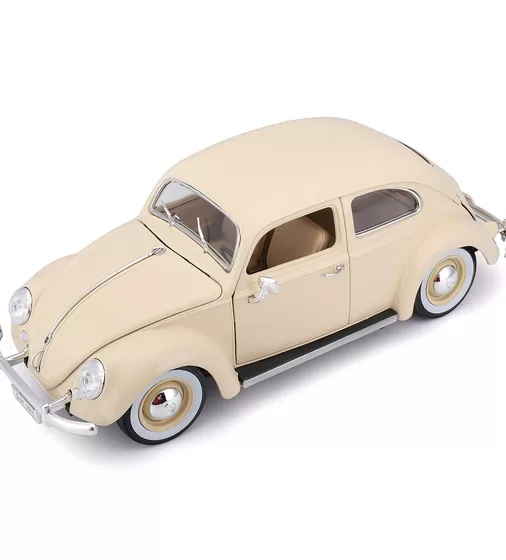 Автомодель - Volkswagen K&auml;fer Beetle (1955) (бежевий, 1:18) - 18-12029-CM_1.jpg - № 1