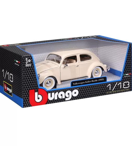 Автомодель - Volkswagen K&auml;fer Beetle (1955) (бежевий, 1:18) - 18-12029-CM_10.jpg - № 10
