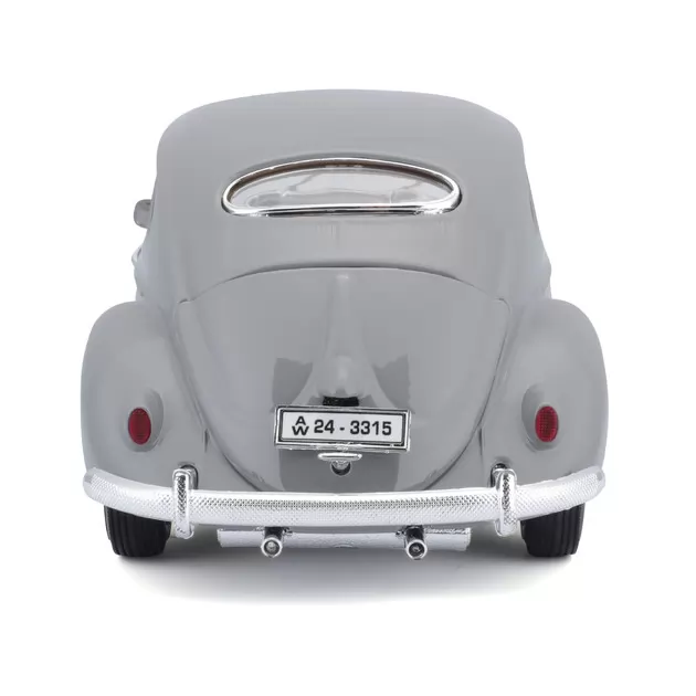 Автомодель - Volkswagen K&auml;fer Beetle (1955) (сірий, 1:18)
