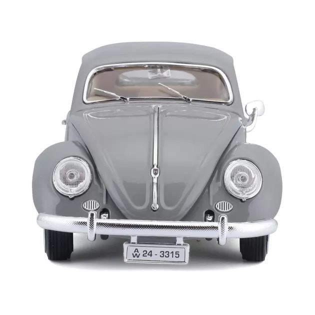 Автомодель - Volkswagen K&auml;fer Beetle (1955) (сірий, 1:18)