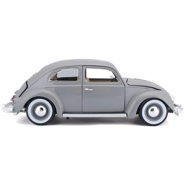 Автомодель - Volkswagen K&auml;fer Beetle (1955) (сірий, 1:18)