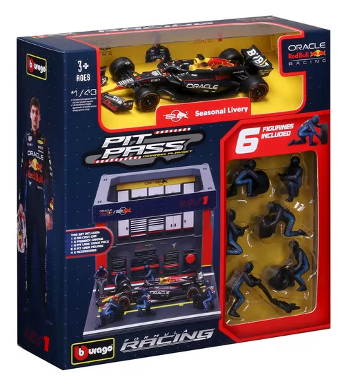 Ігровий набір - Pit Pass Oracle Red Bull Racing RB20 (1:43) - 18-38453 (#1)_6.jpg - № 6