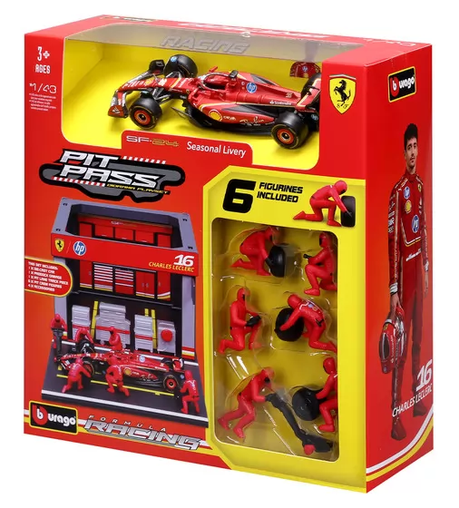 Игровой набор - Pit Pass Ferrari SF-24 (1:43) - 18-36862 (#16)_5.jpg - № 5