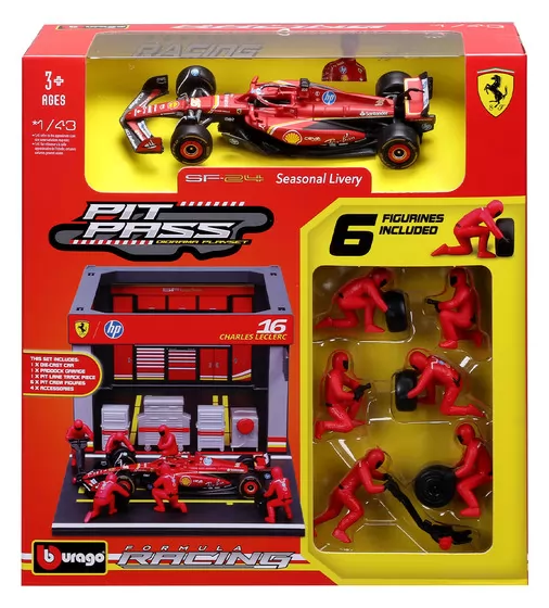 Игровой набор - Pit Pass Ferrari SF-24 (1:43) за 1497.00 грн