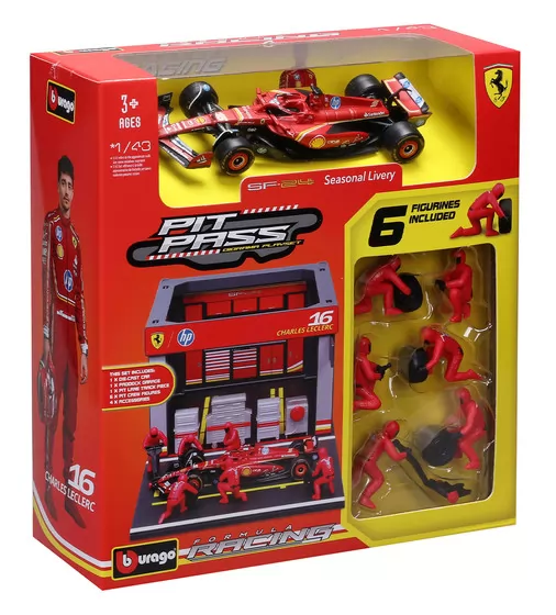 Игровой набор - Pit Pass Ferrari SF-24 (1:43) - 18-36862 (#16)_6.jpg - № 6