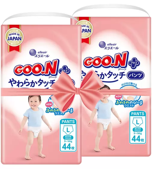 Трусики-підгузки Goo.N Plus для дітей 9-14 кг (розмір 4(L), 88 шт.) - 21001511-2_1.jpg - № 3