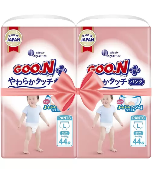 Трусики-підгузки Goo.N Plus для дітей 9-14 кг (розмір 4(L), 88 шт.) - 21001511_1.jpg - № 1