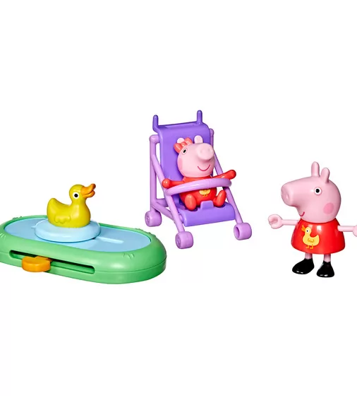 Игровой набор Peppa Figurines серии Моменты с Пеппой" &ndash; Сестрички на прогулке" - G0528_1.jpg - № 1