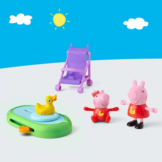 Игровой набор Peppa Figurines серии Моменты с Пеппой" &ndash; Сестрички на прогулке"