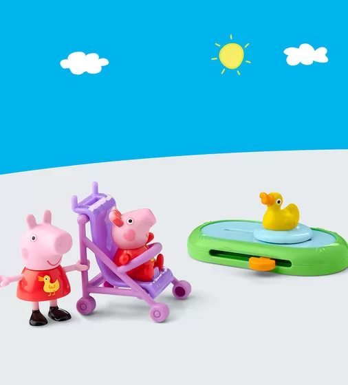 Игровой набор Peppa Figurines серии Моменты с Пеппой" &ndash; Сестрички на прогулке" - G0528_5.jpg - № 5