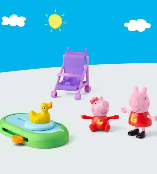 Игровой набор Peppa Figurines серии Моменты с Пеппой" &ndash; Сестрички на прогулке" - G0528_6.jpg - № 6