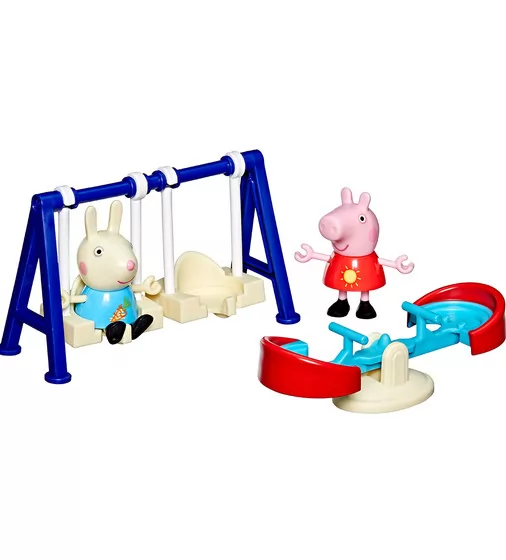 Игровой набор Peppa Figurines серии Моменты с Пеппой" &ndash; Приключения на качелях" - G1857_1.jpg - № 1