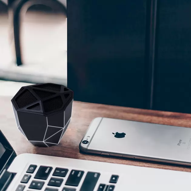 Акустична Система Xoopar - Geo Speaker (Чорна З Білим, Led Підсвічування, З Bluetooth, Моно)