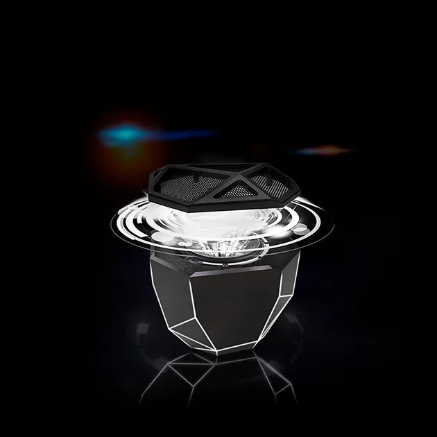Акустична Система Xoopar - Geo Speaker (Чорна З Білим, Led Підсвічування, З Bluetooth, Моно)
