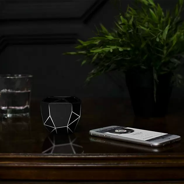 Акустична Система Xoopar - Geo Speaker (Чорна З Білим, Led Підсвічування, З Bluetooth, Моно)