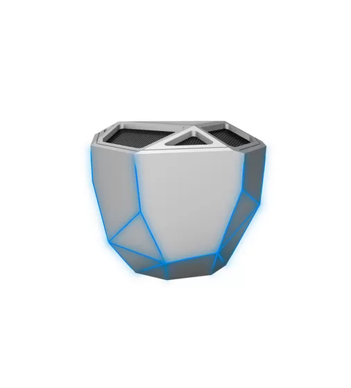Акустика Xoopar - Geo Speaker (Серебристая С Синей Led-Подсветкой,Bluetooth,Моно) - XP81016.12BL_1.jpg - № 1