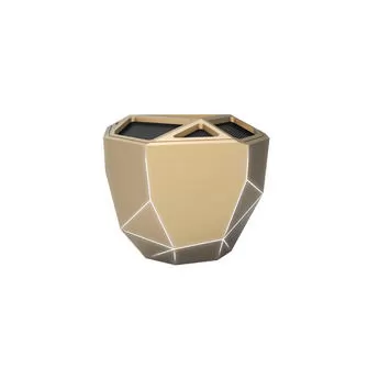 Акустична Система Xoopar - Geo Speaker (Золотиста, Біл. Led, З Bluetooth, Моно)
