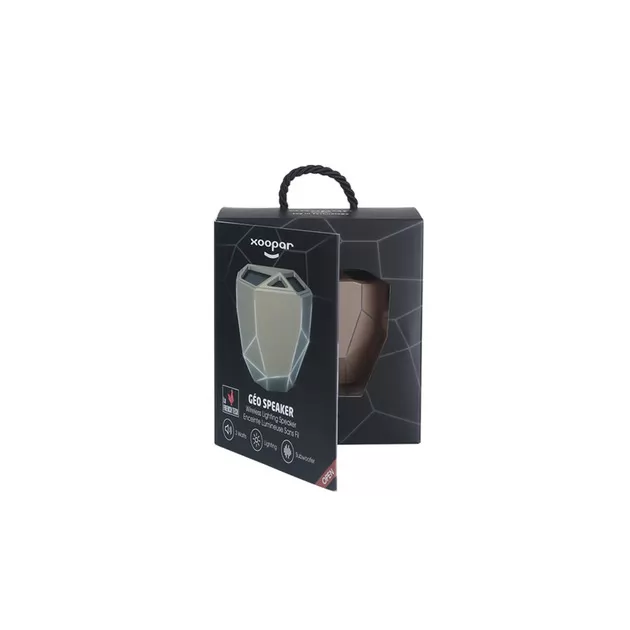 Акустична Система Xoopar - Geo Speaker (Золотиста, Біл. Led, З Bluetooth, Моно)