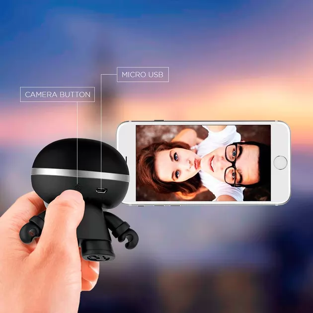 Акуст. Система Xoopar - Mini Xboy(7,5Cm, Чорний Металік, Bluetooth)