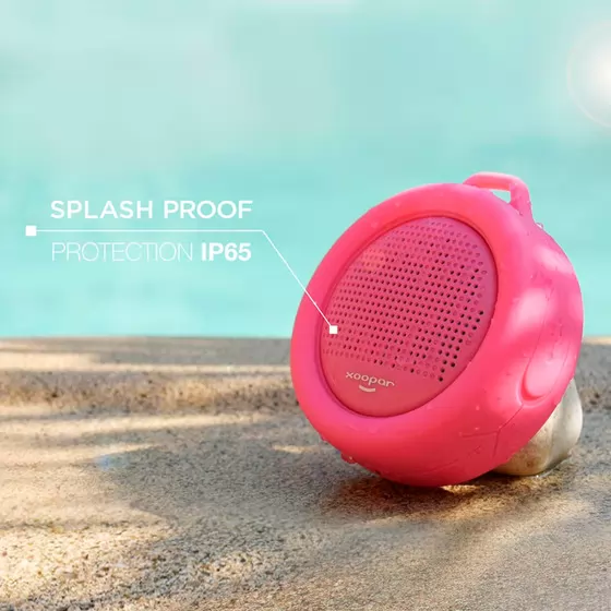 Влагозащищенная Акустика Xoopar – Splash Pop (Розовая, Sd Карта)