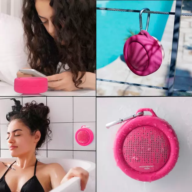 Вологозахищена Акустика Xoopar - Splash Pop (Рожева, Sd-Карта)