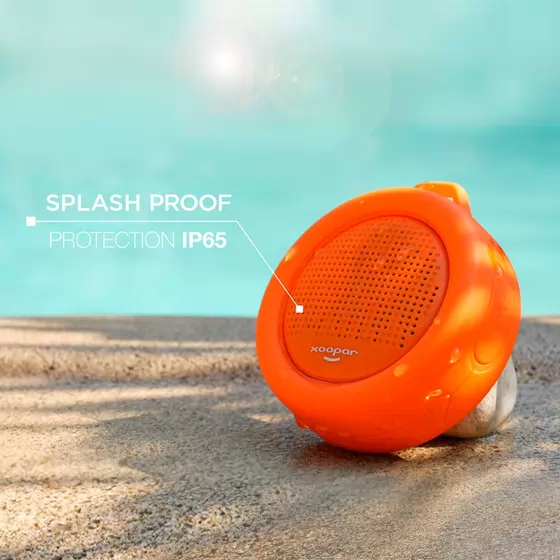 Влагозащищенная Акустика Xoopar – Splash Pop (Оранжевая, Sd Карта)
