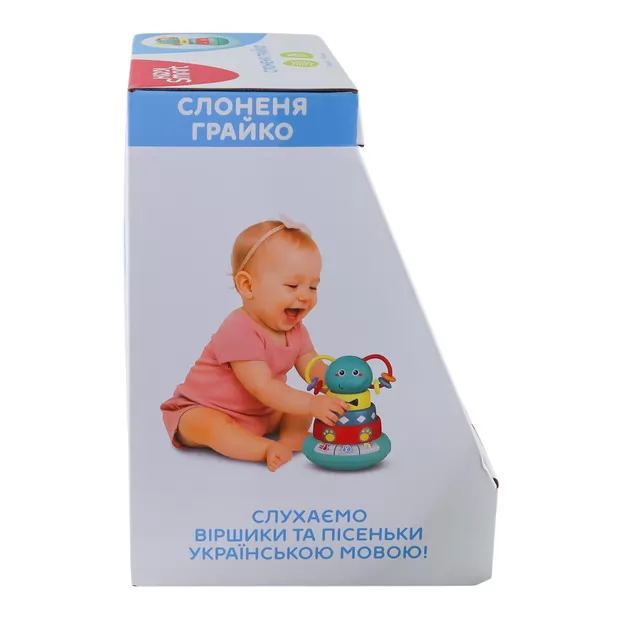 Інтерактивна іграшка, що розвиває, Kiddi Smart &ndash; Слоненя Грайко (українська)