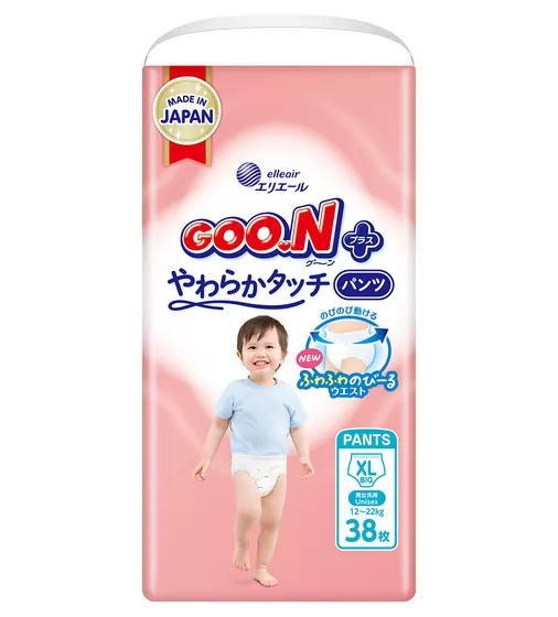 Трусики-подгузники Goo.N Plus для детей (размер 5(XL), 12-20 кг, 38 шт.) - 21001512_1.jpg - № 1