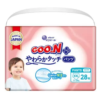Трусики-подгузники Goo.N Plus для детей (размер 6(XXL), 13-25кг, 28 шт.)