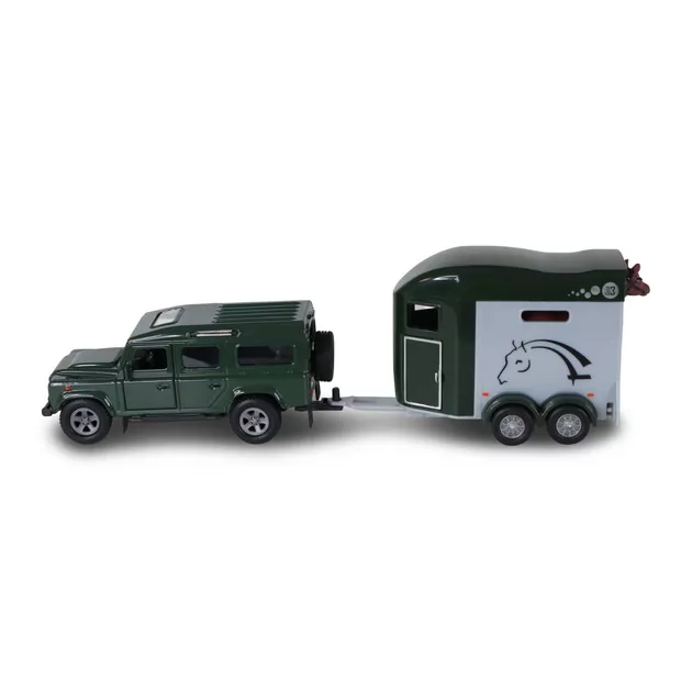Ігровий набір - Land Rover (з причіпом і фігурками коней)