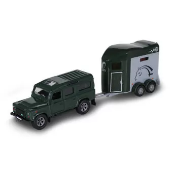 Игровой набор - Land Rover (с прицепом и фигурками лошадей)