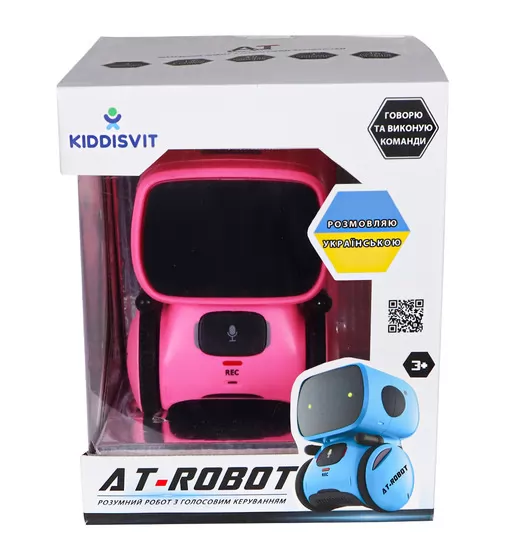 Интеракт. робот с голосовым управлением - AT-Rоbot (розов., укр.) - AT001-04-UKR_10.jpg - № 10