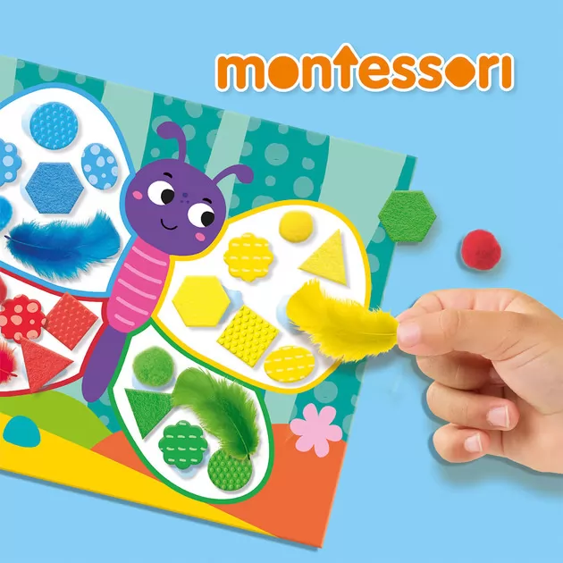 Набор для творчества серии Montessori" &ndash; Сортируй цвета и материалы"