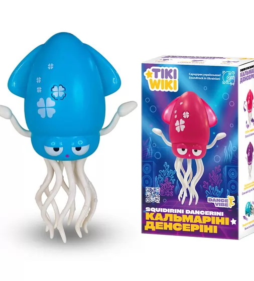 Інтерактивна іграшка Tiki Wiki &ndash; Кальмаріні денсеріні (світло, українською, бірюзовий) - 158-21-UA-T_1.jpg - № 1