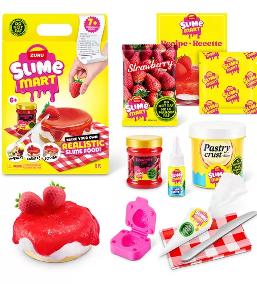 Игровой набор со слаймами Slime Mart серии Shopping Bag" &ndash; Клубничный чизкейк" - 15901A_2.jpg - № 2
