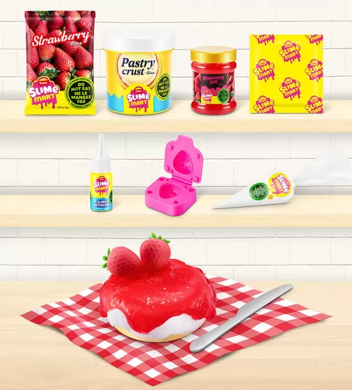Игровой набор со слаймами Slime Mart серии Shopping Bag" &ndash; Клубничный чизкейк" - 15901A_9.jpg - № 9