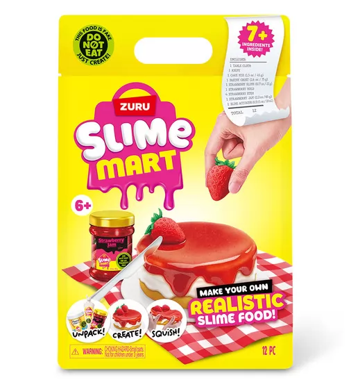 Игровой набор со слаймами Slime Mart серии Shopping Bag" &ndash; Клубничный чизкейк" - 15901A_1.jpg - № 1