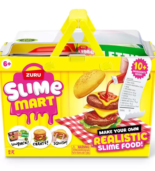 Игровой набор со слаймами Slime Mart серии Shopping Basket" &ndash; Бургер" - 15905A_1.jpg - № 1
