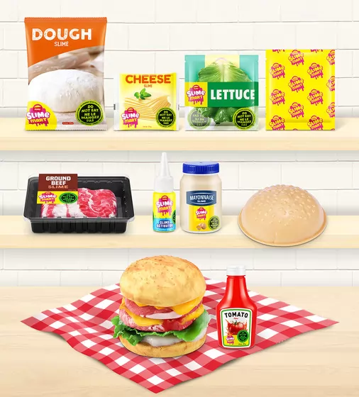 Игровой набор со слаймами Slime Mart серии Shopping Basket" &ndash; Бургер" - 15905A_10.jpg - № 10