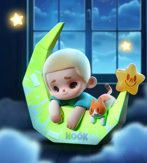 Коллекционная фигурка POP TOP 52Toys серии NOOK - Маленький мир - 23CB488NKQX_3.jpg - № 3