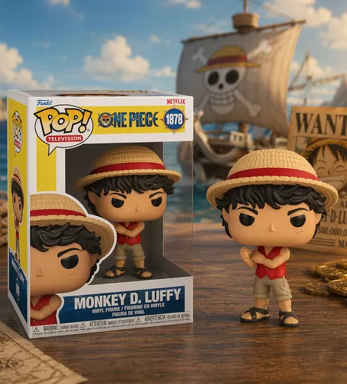 Игровая фигурка Funko POP! серии Большой куш S1 - Луффи - 75665_3.jpg - № 3