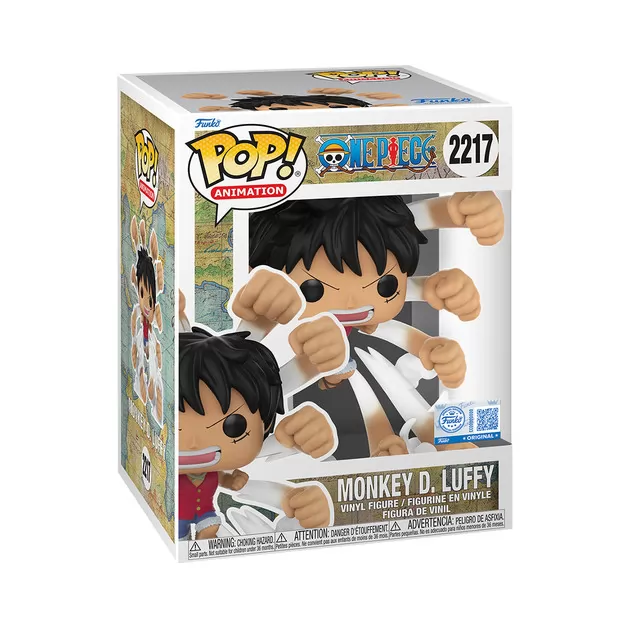 Игровая фигурка Funko POP! серии Большой куш - Луффи (Гому Гому но Гатлинг)