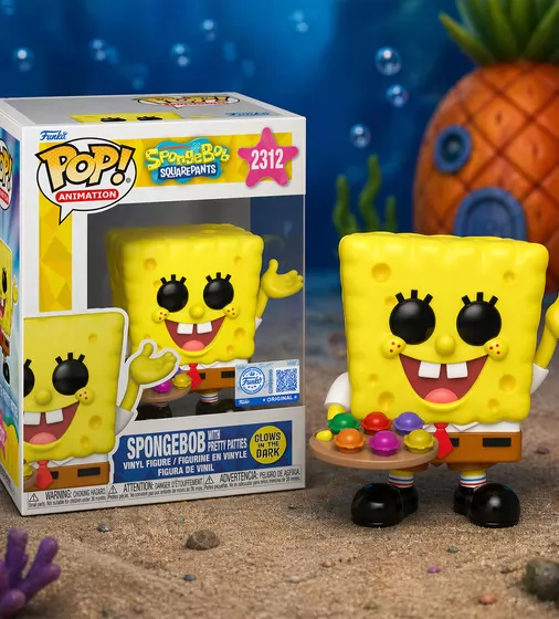 Игровая фигурка Funko POP! - Губка Боб с крабсбургерами (GW) - 92009_4.jpg - № 4