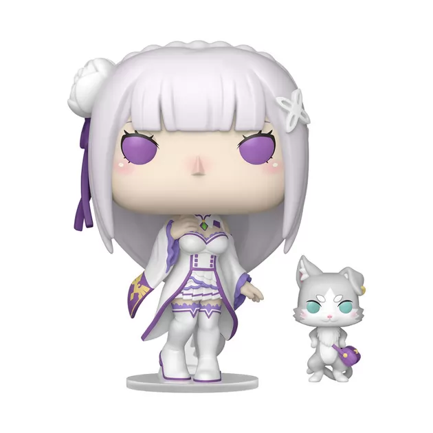 Набор игровых фигурок Funko POP! серии Re:ZERO - Эмилия с Паком