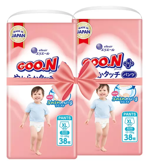 Трусики-підгузки Goo.N Plus для дітей (розмір 5(XL), 12-20 кг, 76 шт.) - 21001512-2_1.jpg - № 1